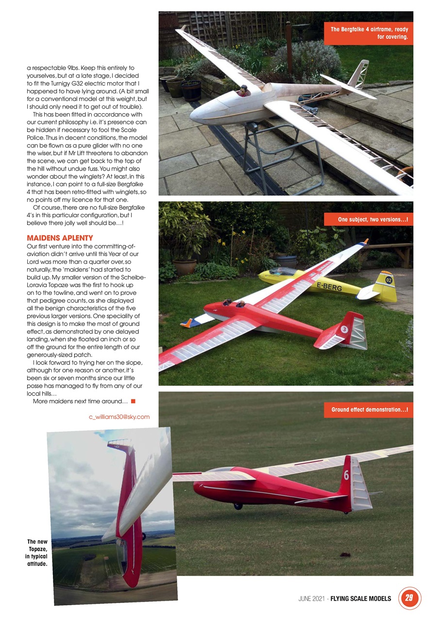 Radio Control Model Flyer Preview Pages