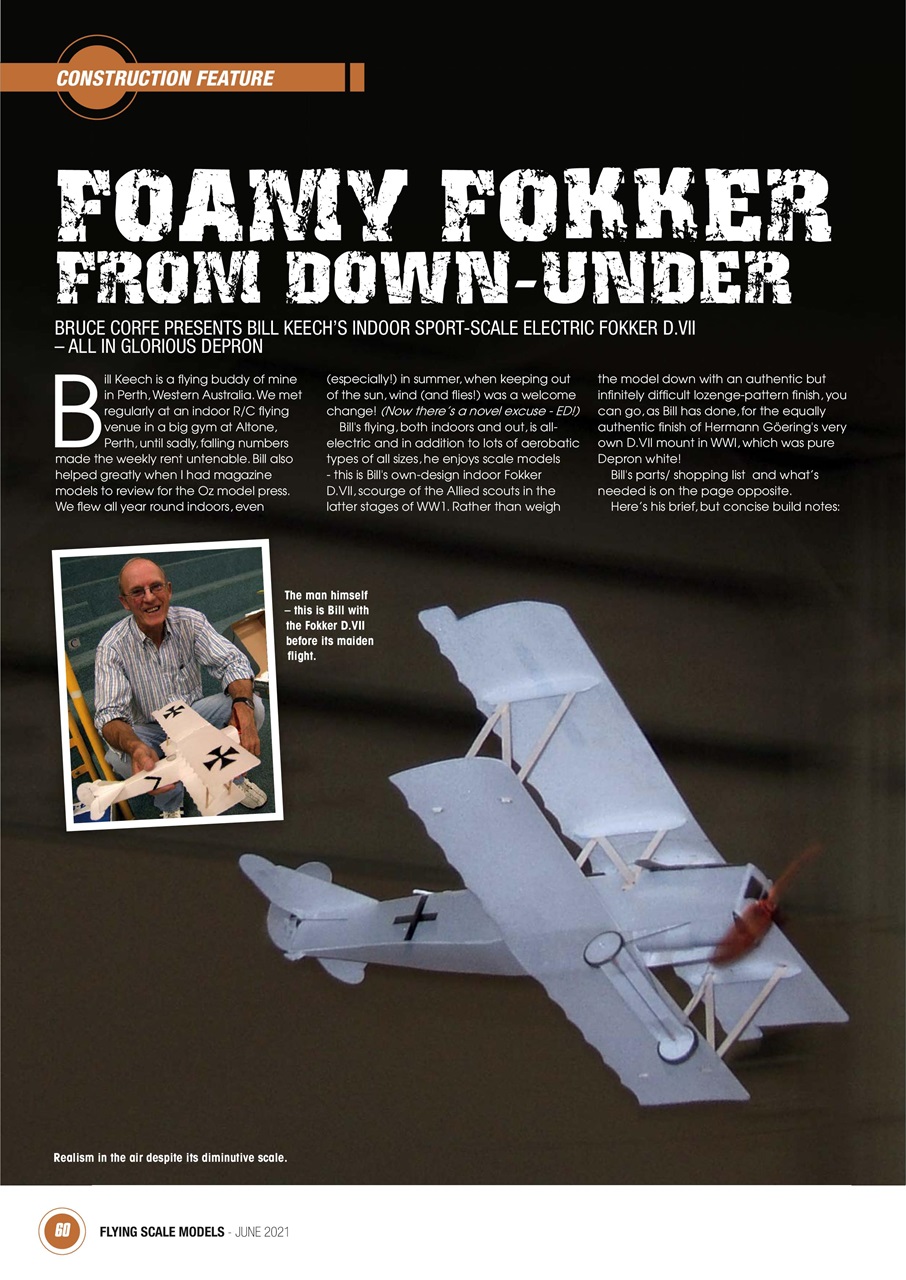 Radio Control Model Flyer Preview Pages