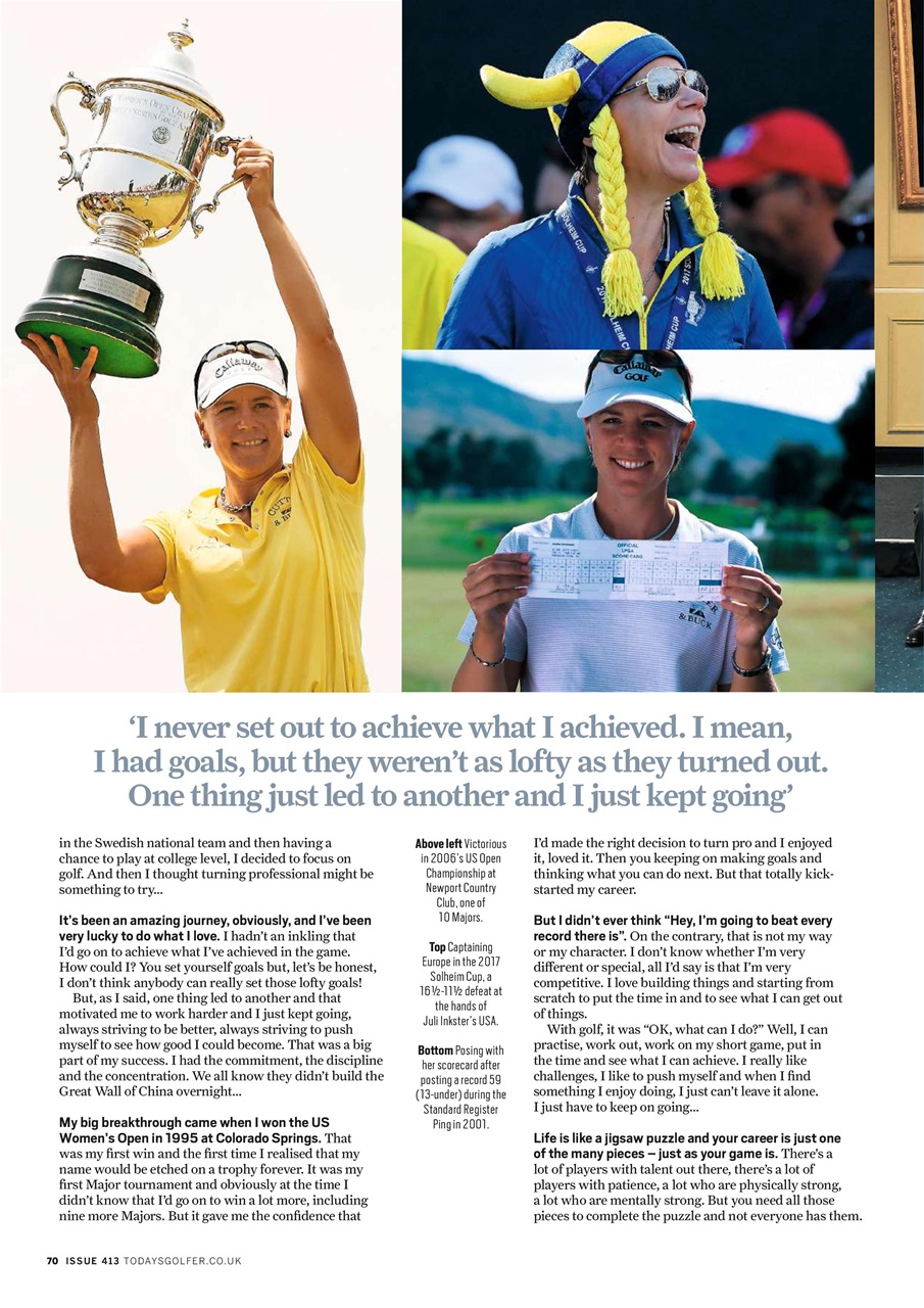 Today's Golfer Preview Pages