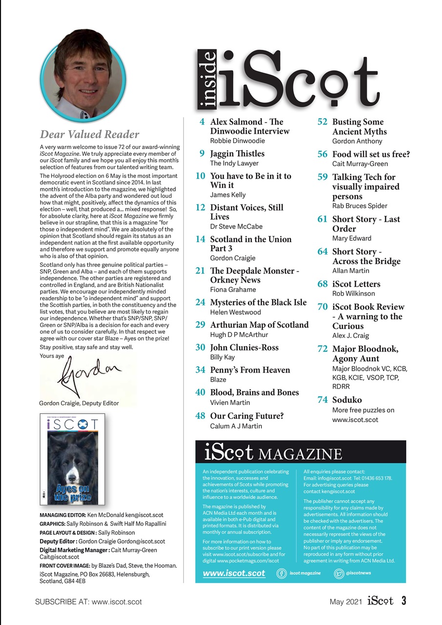 iScot Magazine Preview Pages