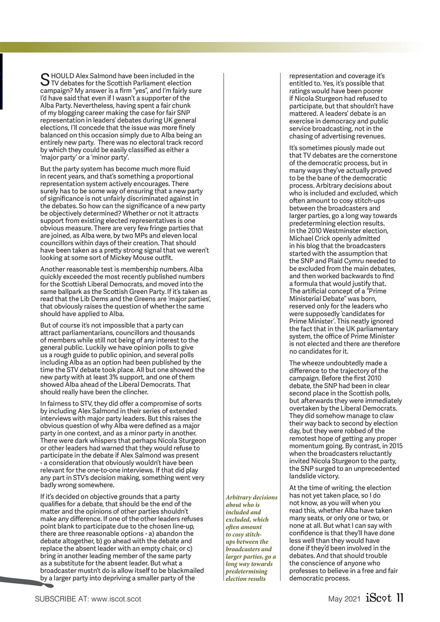 iScot Magazine Preview Pages