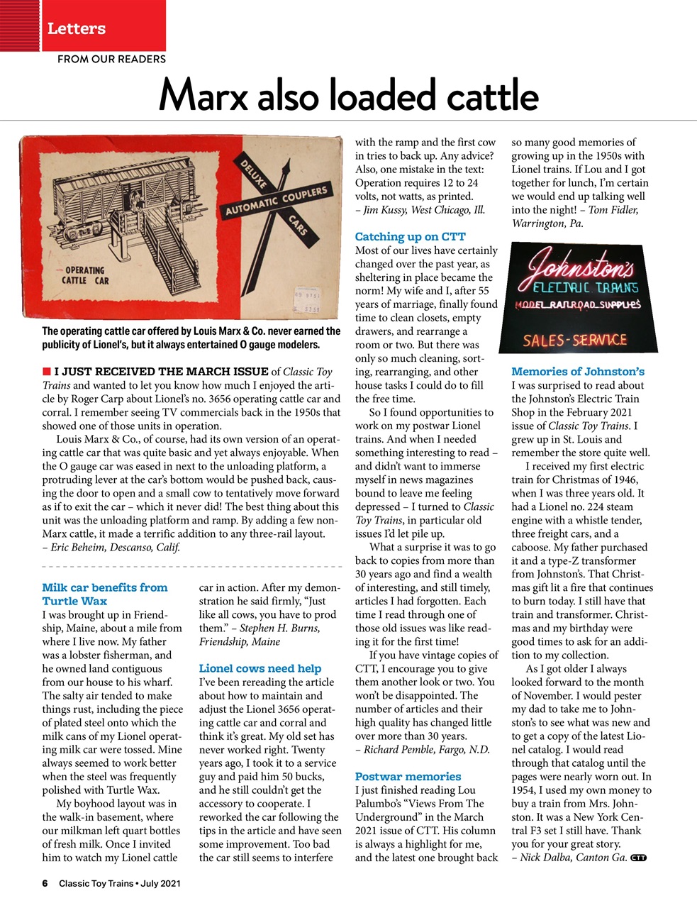 Classic Toy Trains Preview Pages