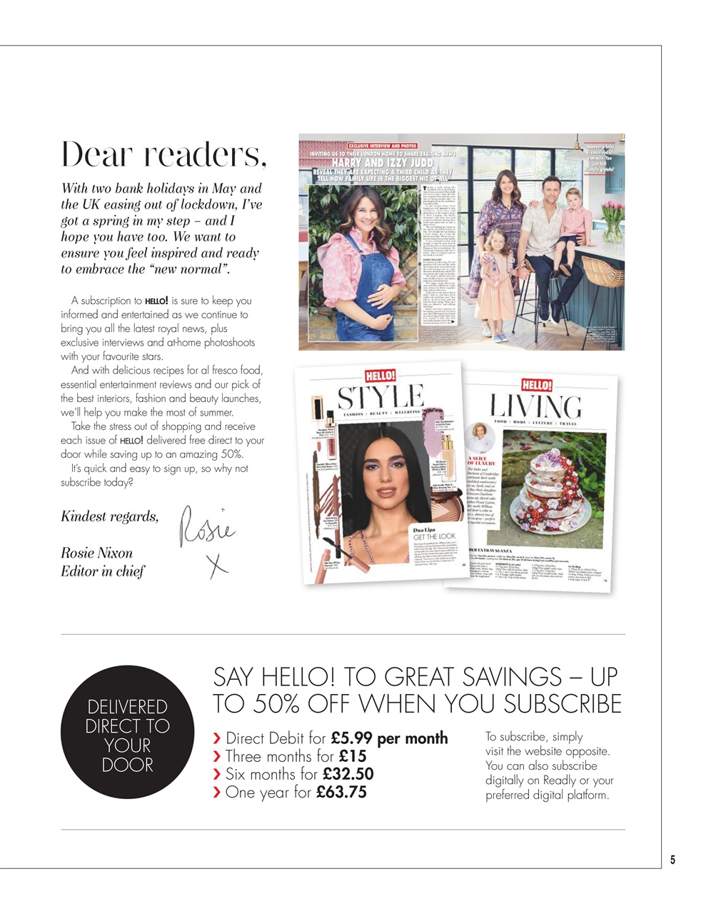 Hello! Magazine Preview Pages