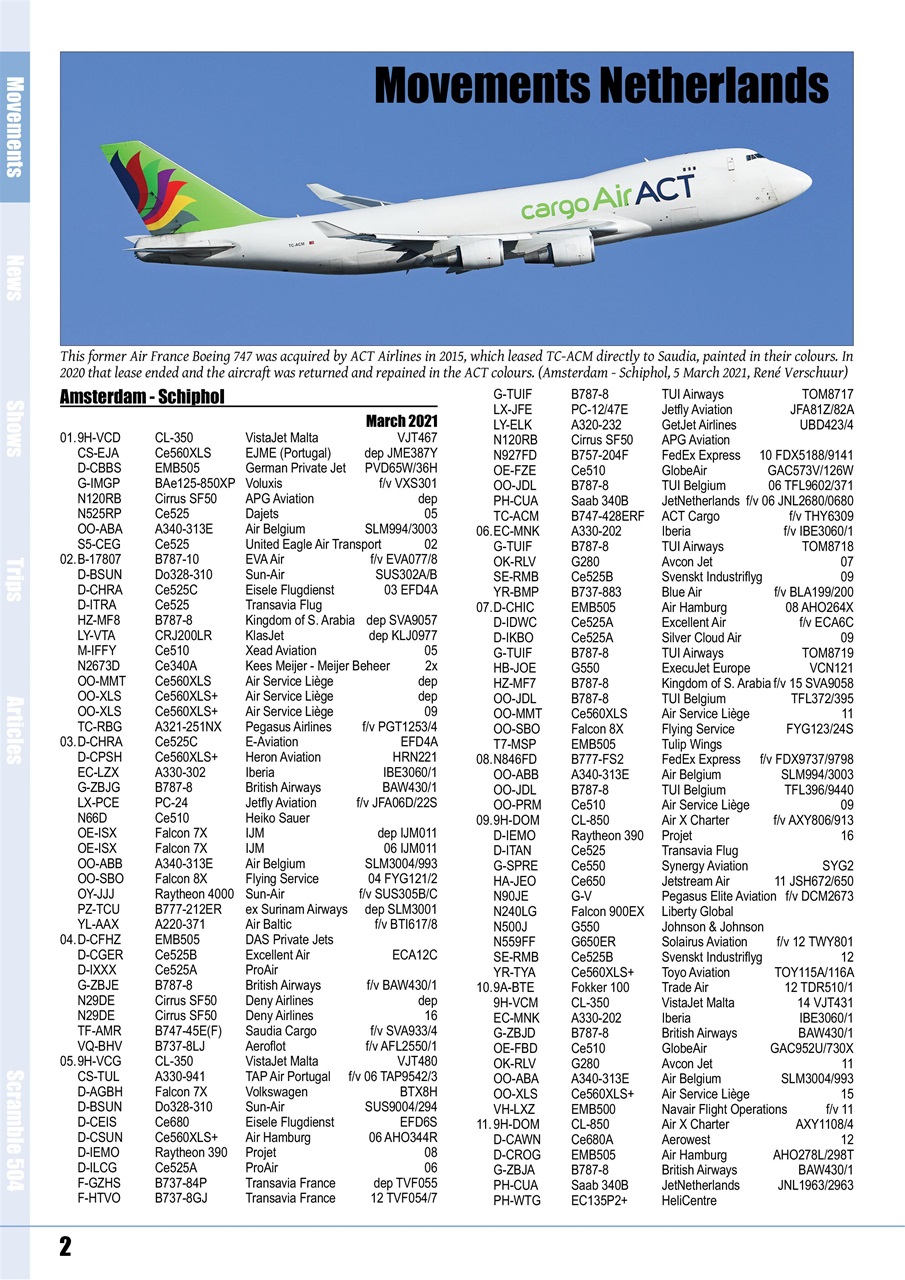 Scramble Magazine Preview Pages