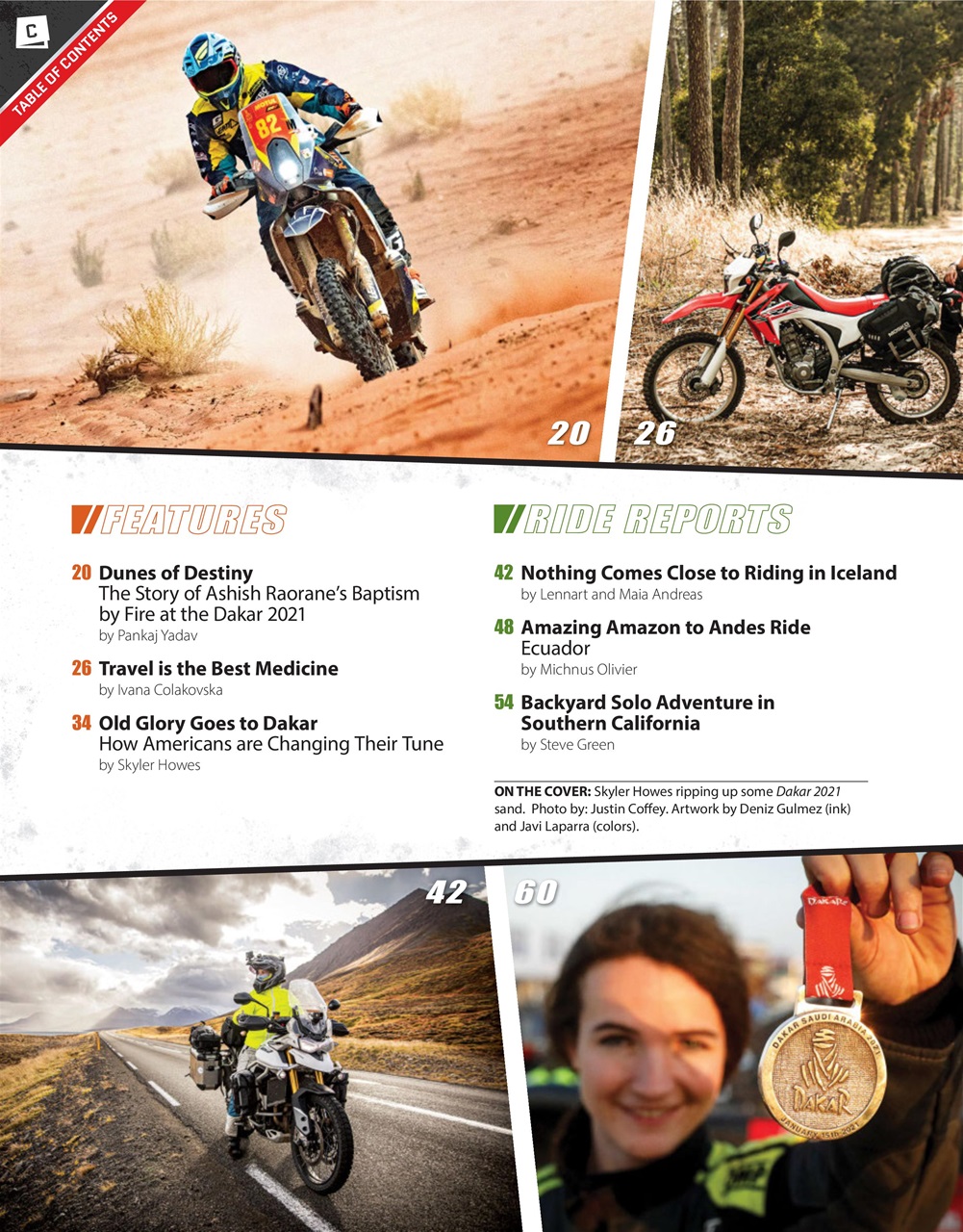 Adventure Motorcycle Preview Pages