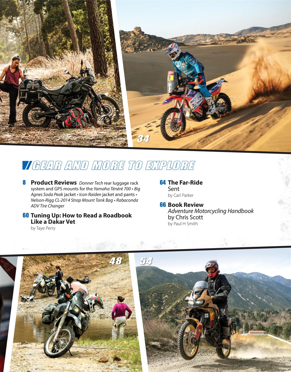 Adventure Motorcycle Preview Pages