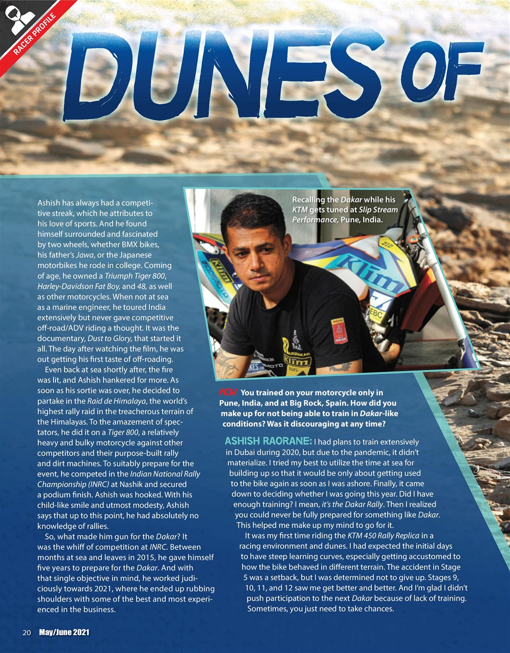 Adventure Motorcycle Preview Pages
