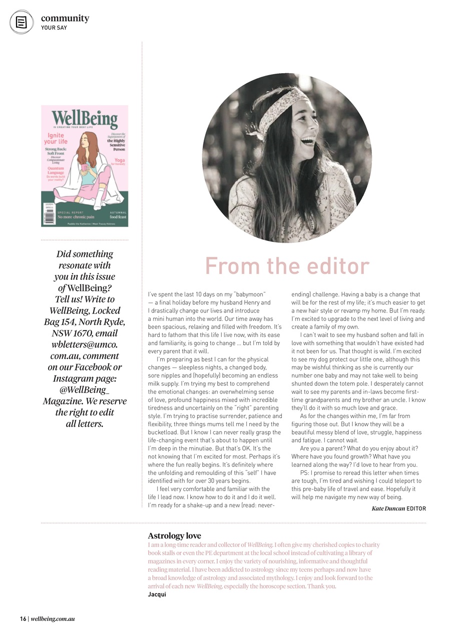 WellBeing Preview Pages