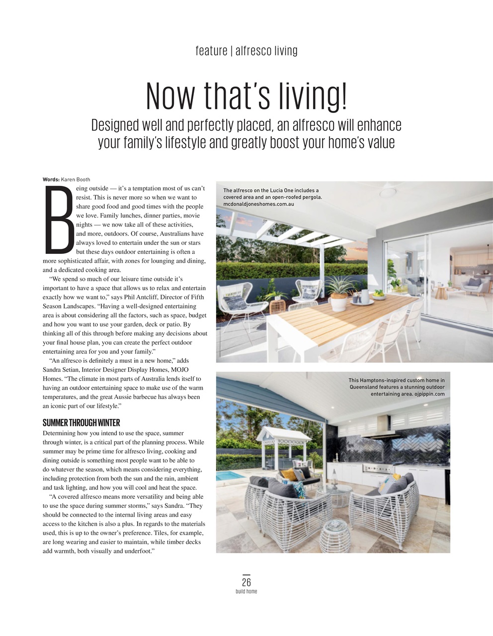 Build Home Preview Pages