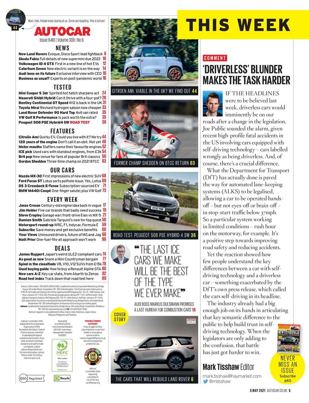 Autocar Preview Pages