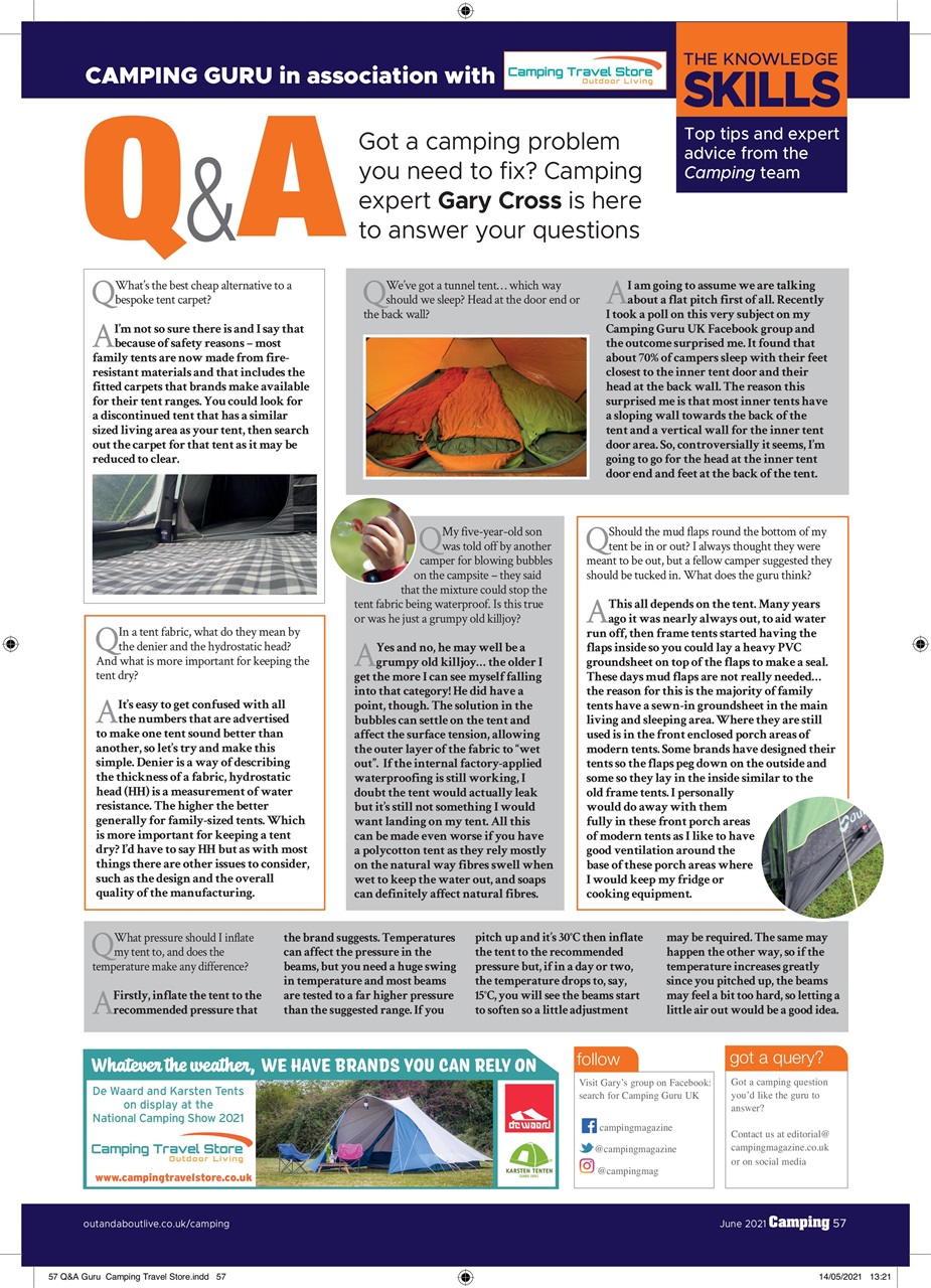 Camping Preview Pages