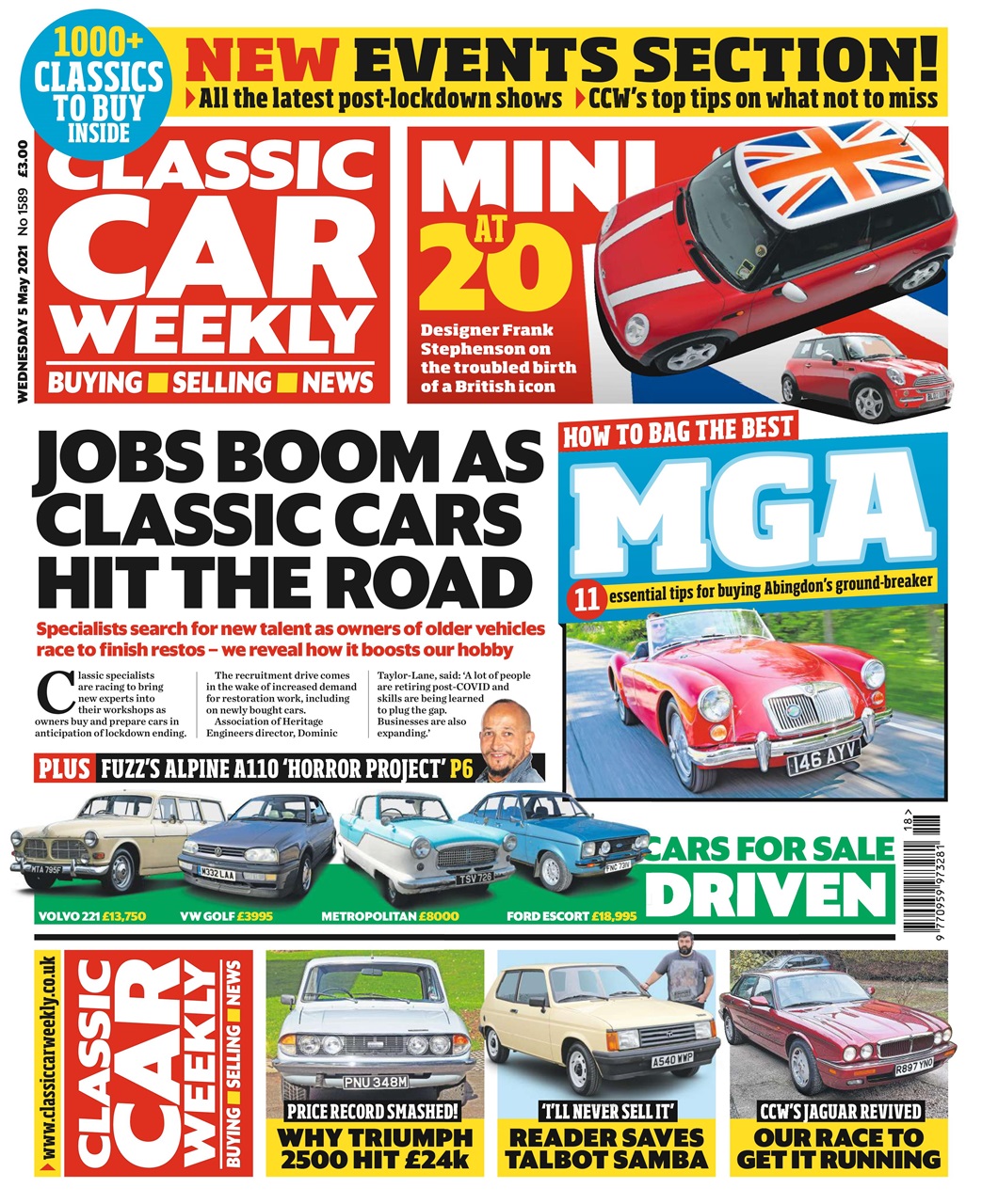 Classic Car Weekly Preview Pages