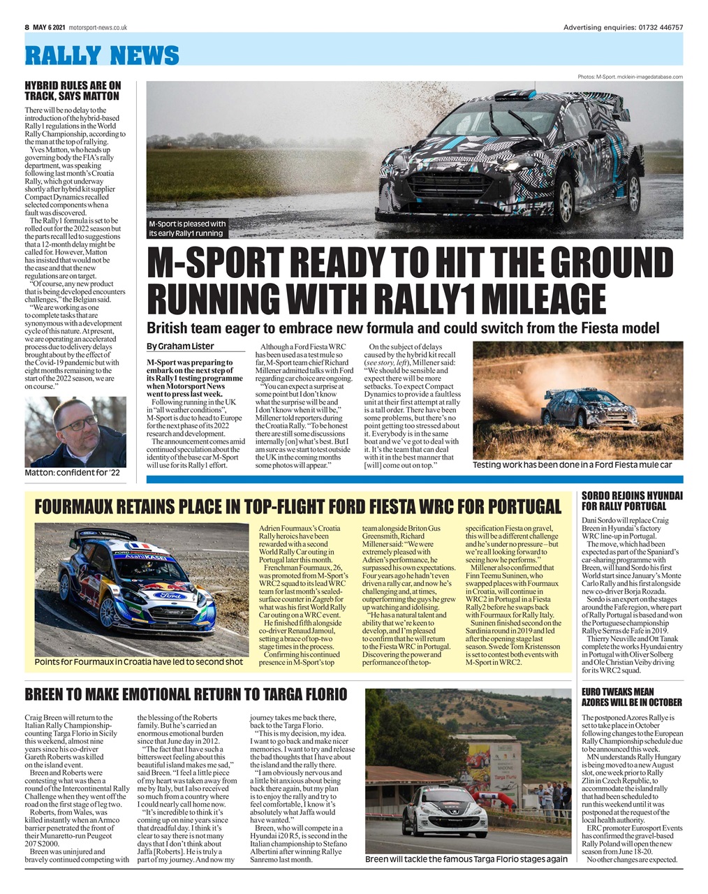 Motorsport News Preview Pages