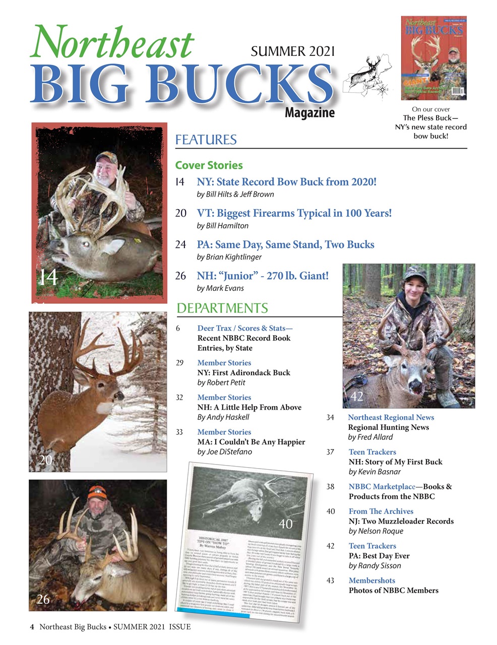 Northeast Big Bucks Preview Pages