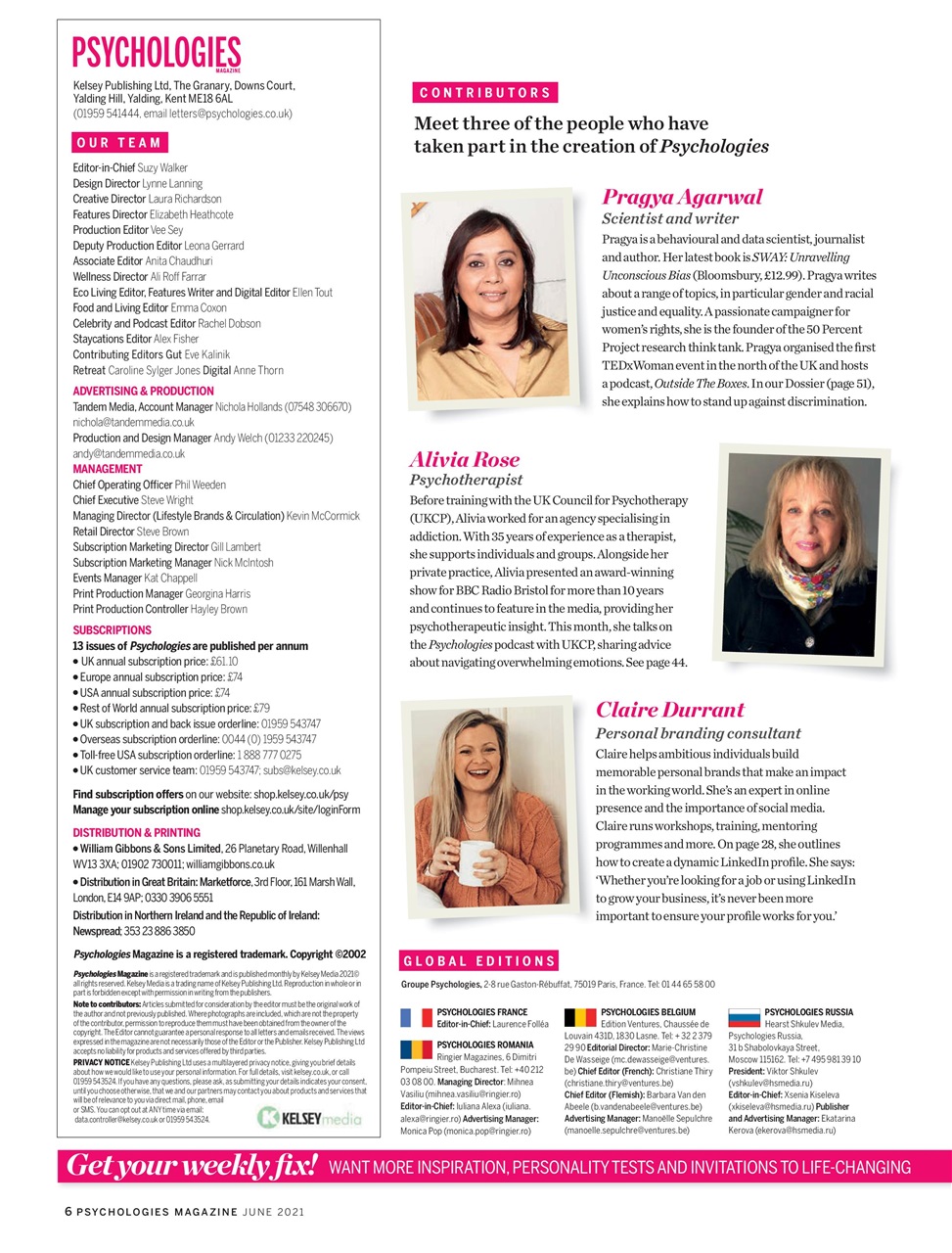 Psychologies Preview Pages