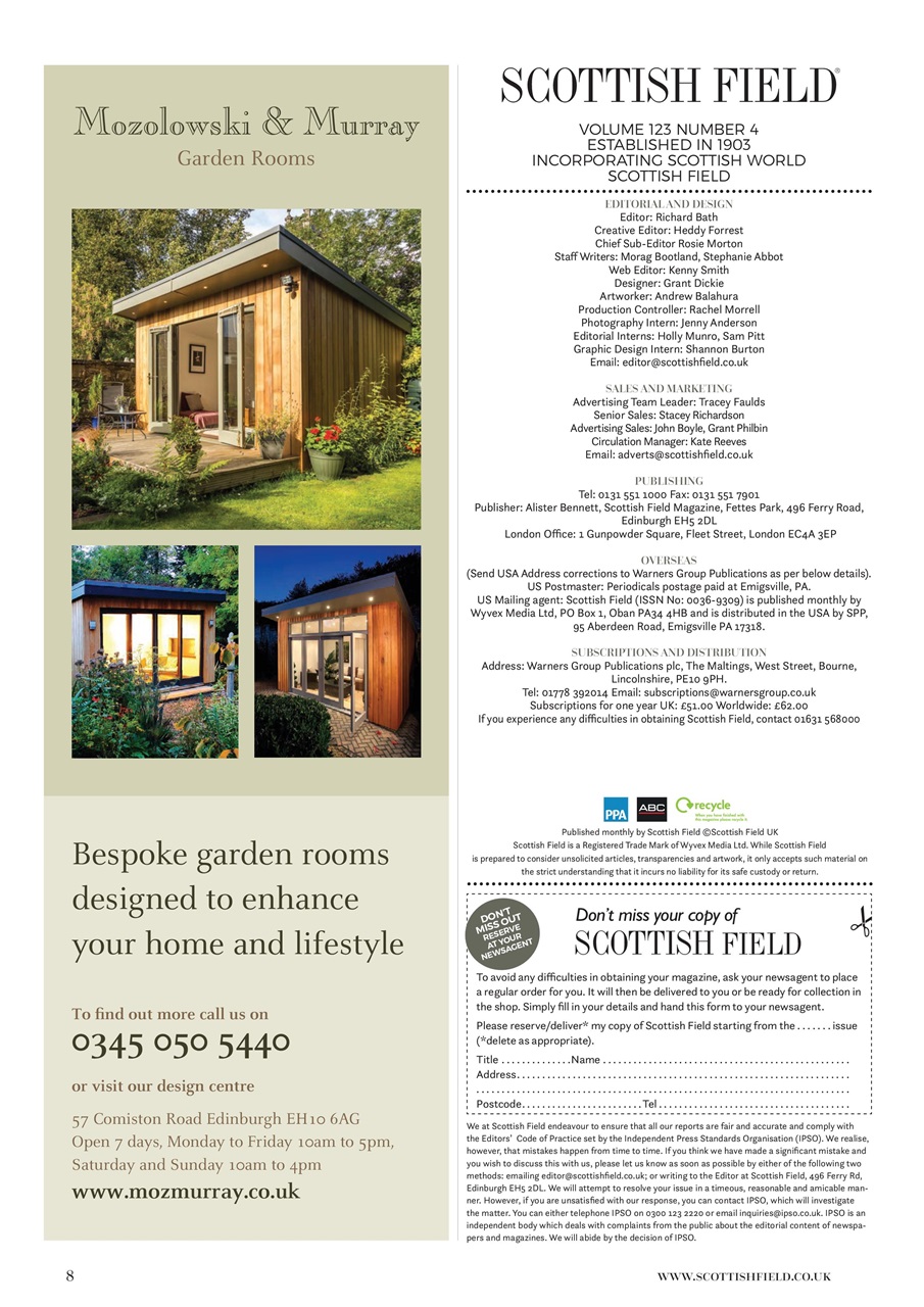 Scottish Field Preview Pages