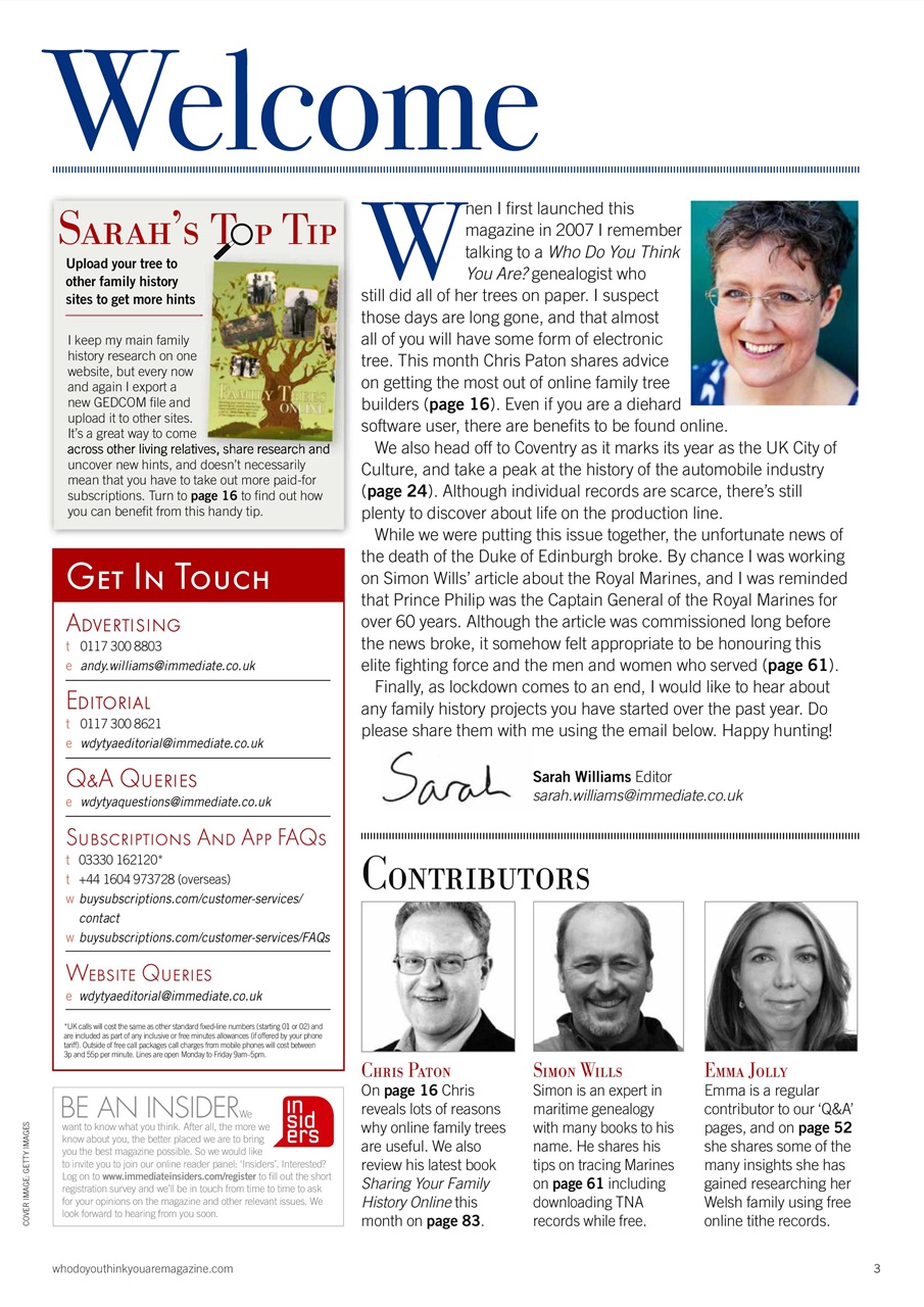 Who Do You Think You Are? Preview Pages