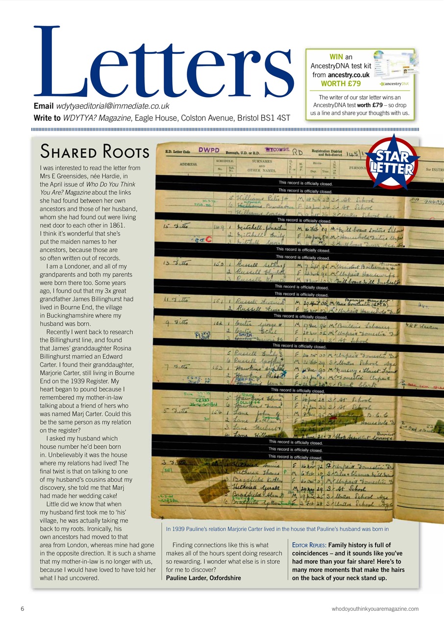 Who Do You Think You Are? Preview Pages