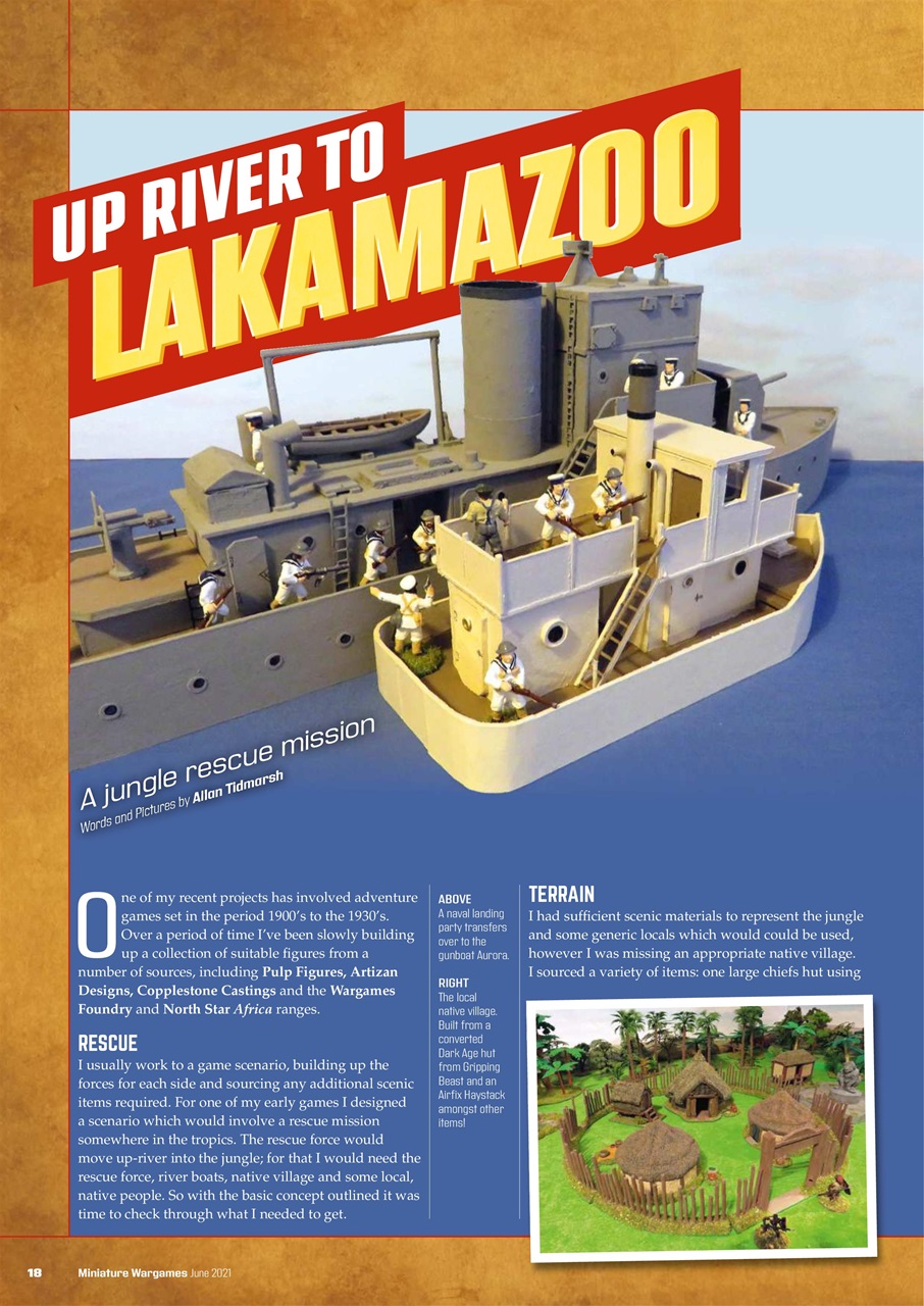 Miniature Wargames Preview Pages