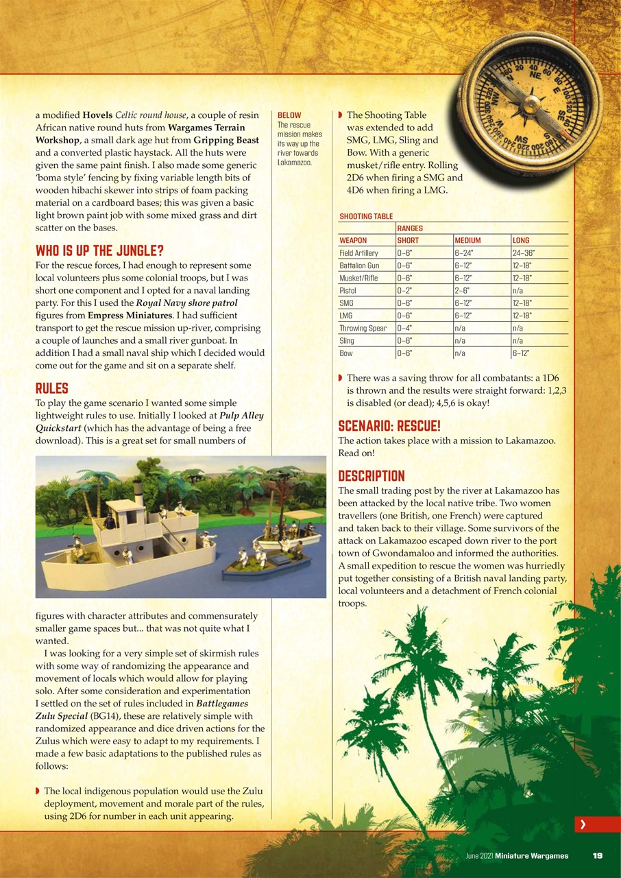 Miniature Wargames Preview Pages