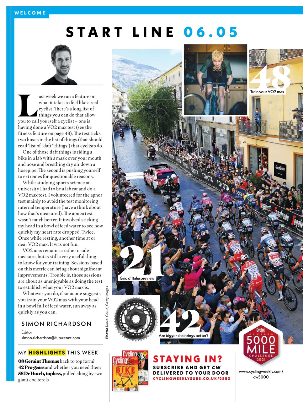 Cycling Weekly Preview Pages