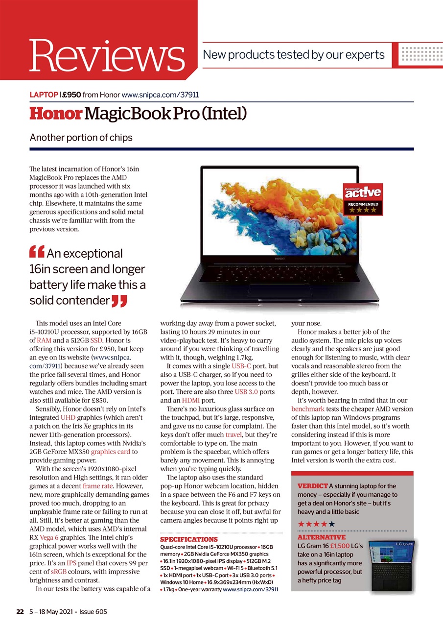 Computer Active Preview Pages