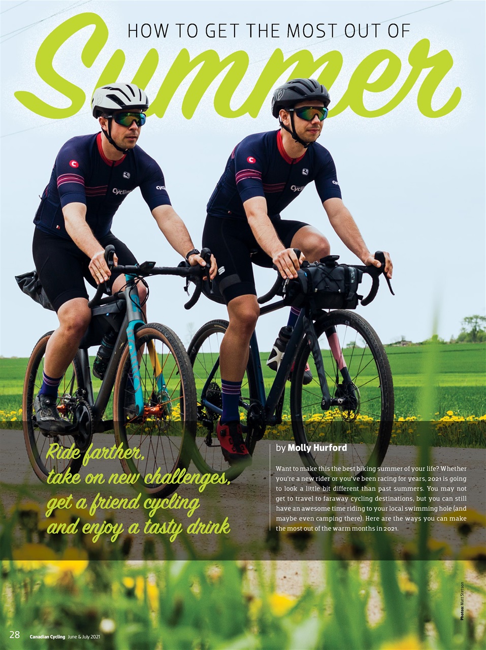 Canadian Cycling Magazine Preview Pages