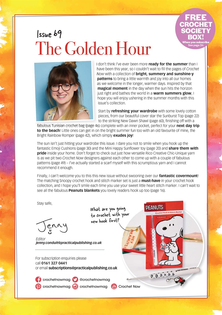 Crochet Now Magazine Preview Pages