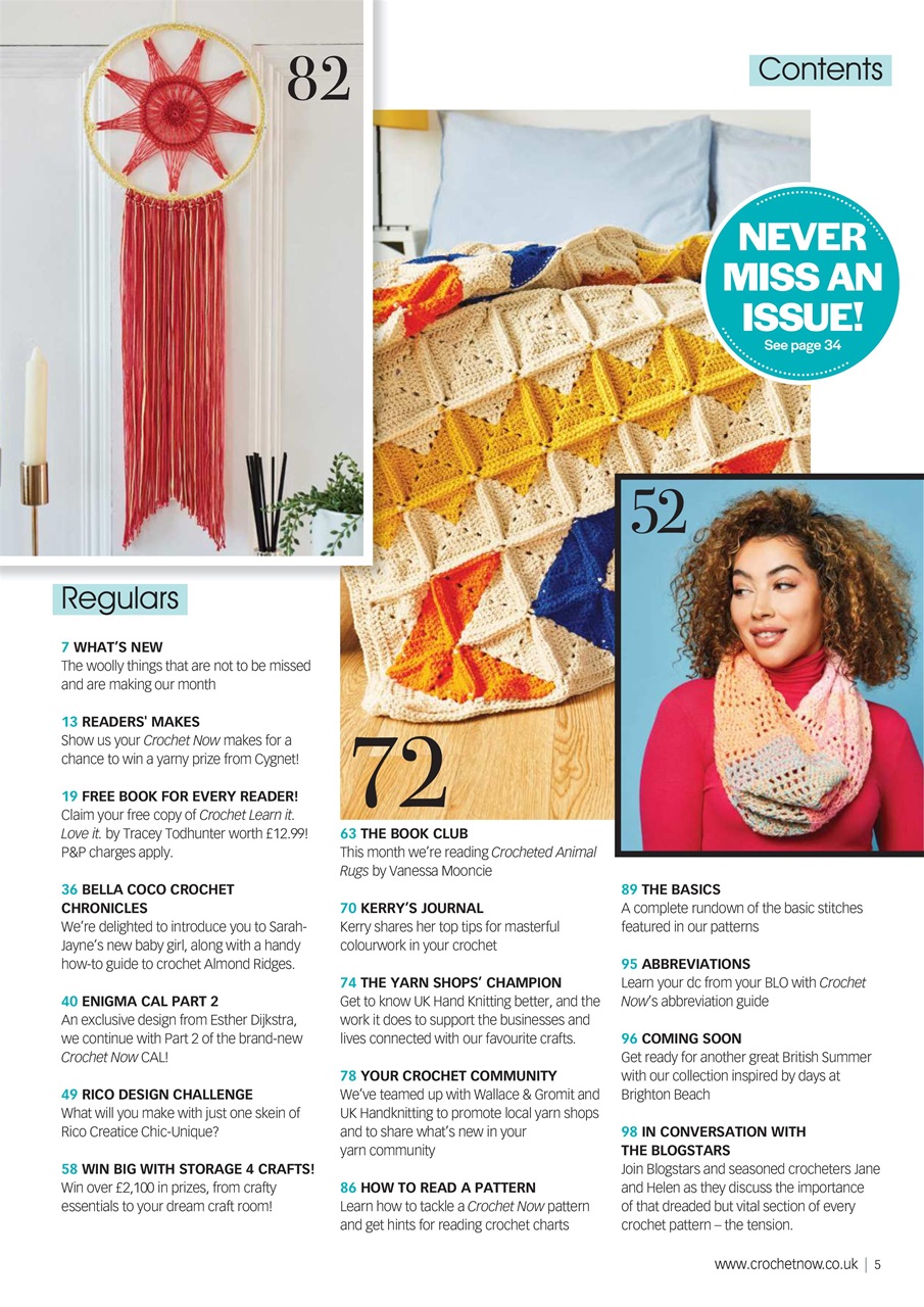Crochet Now Magazine Preview Pages