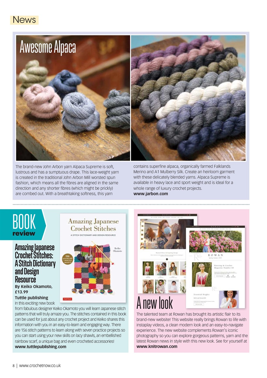Crochet Now Magazine Preview Pages