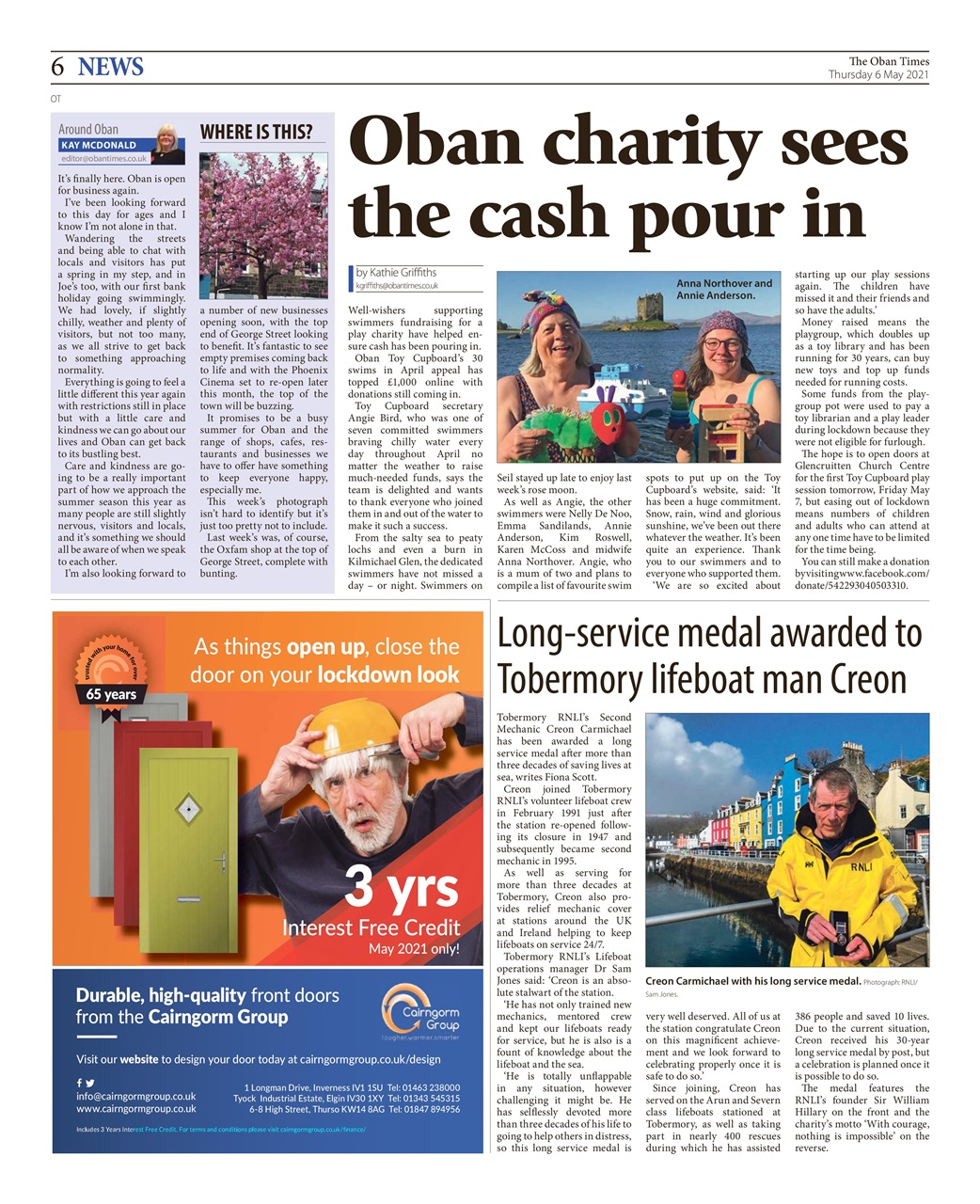 The Oban Times & Lochaber Times Preview Pages