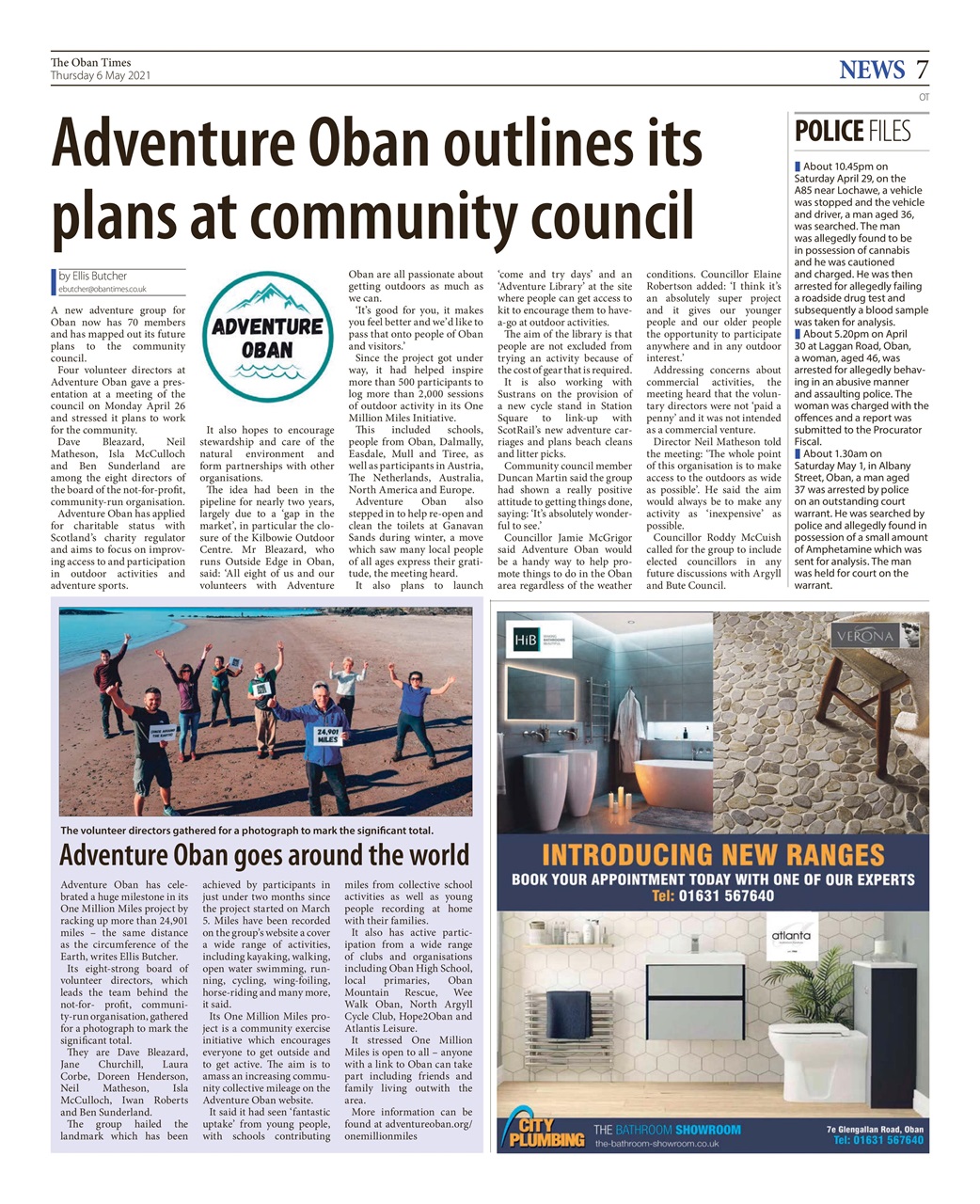 The Oban Times & Lochaber Times Preview Pages