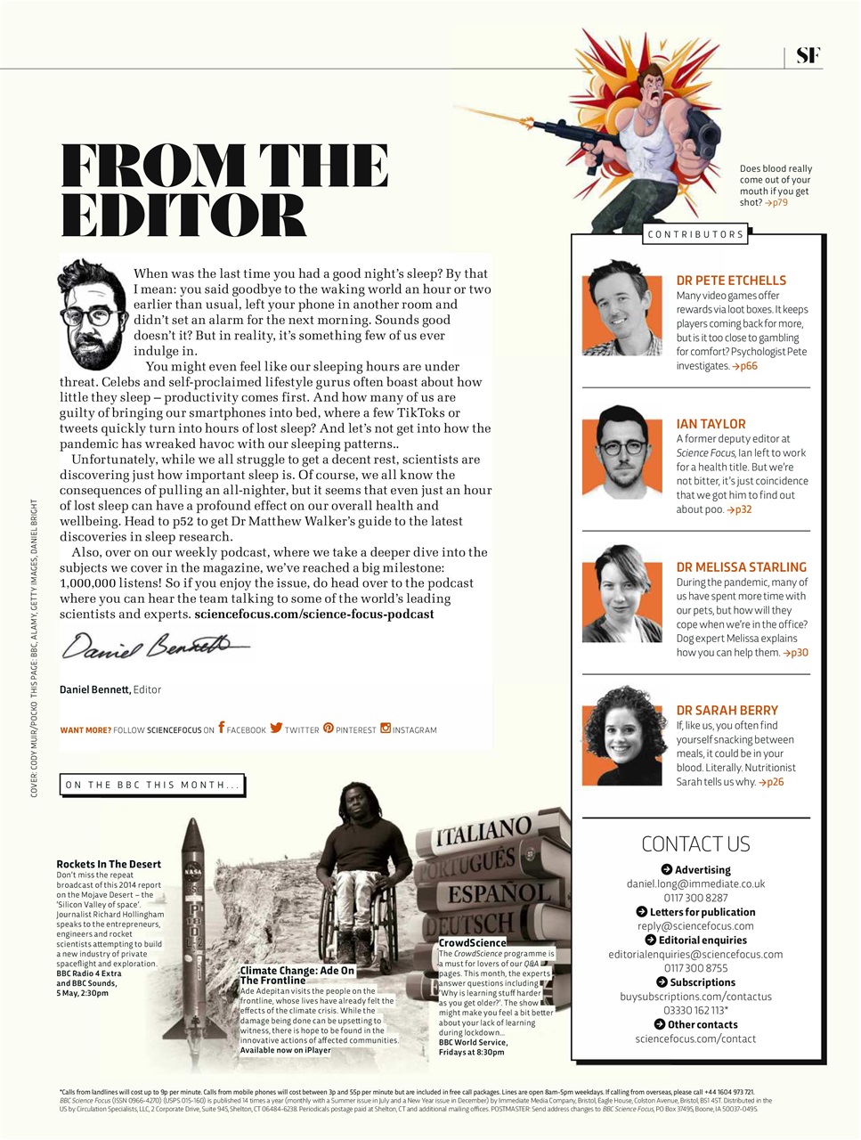 BBC Science Focus Magazine Preview Pages