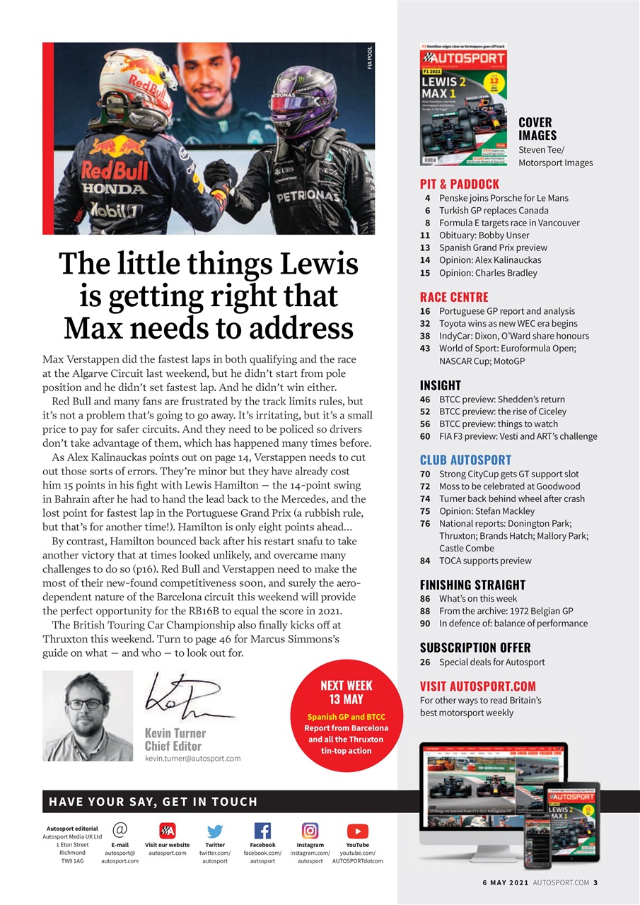 Autosport Preview Pages