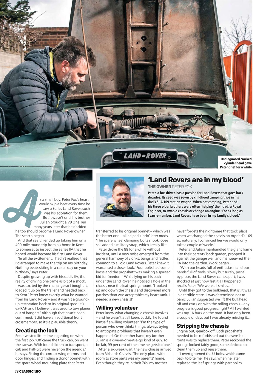 Land Rover Owner Preview Pages