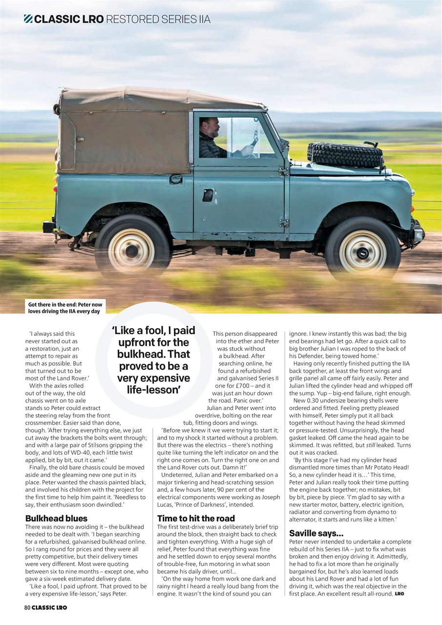 Land Rover Owner Preview Pages