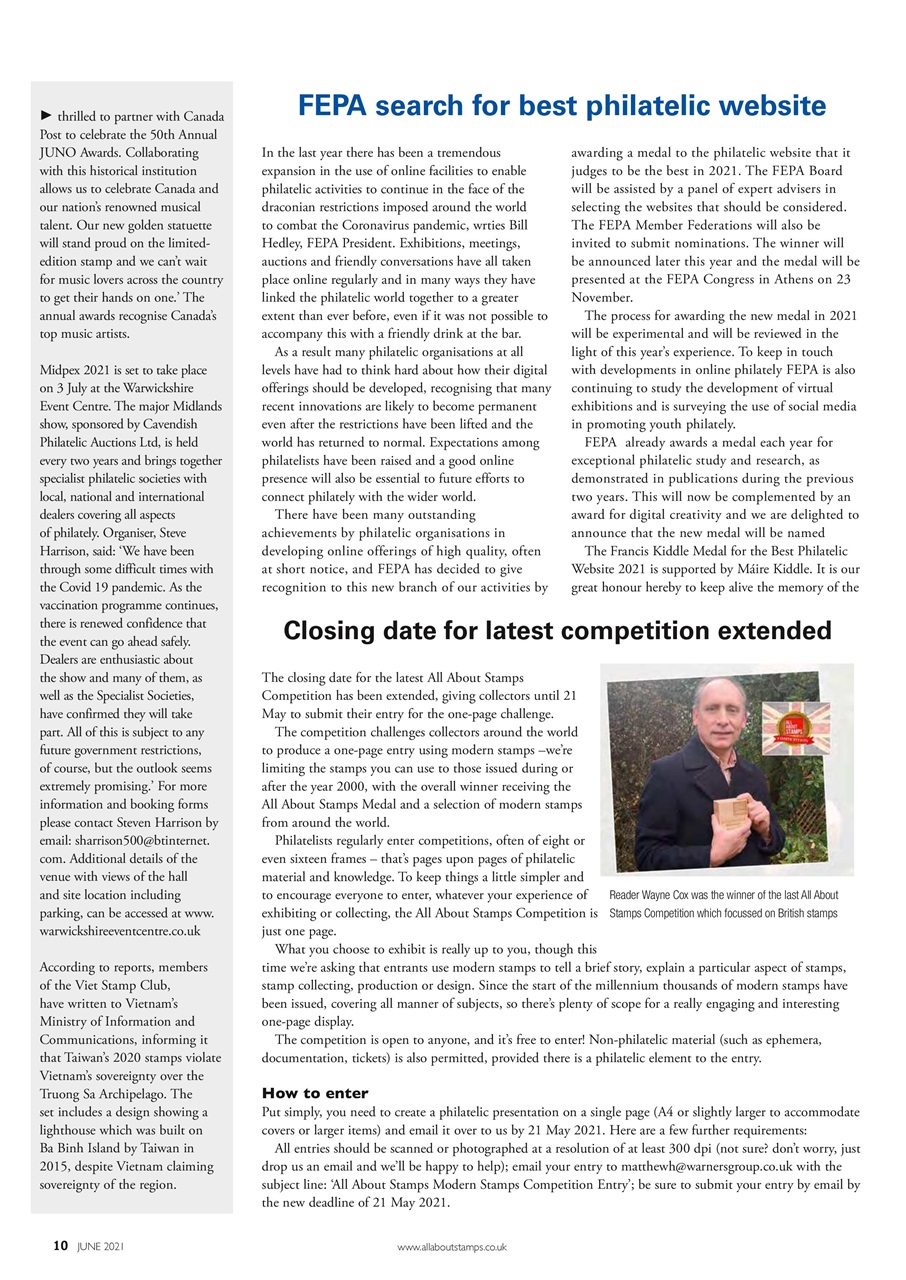 Stamp Collector Preview Pages