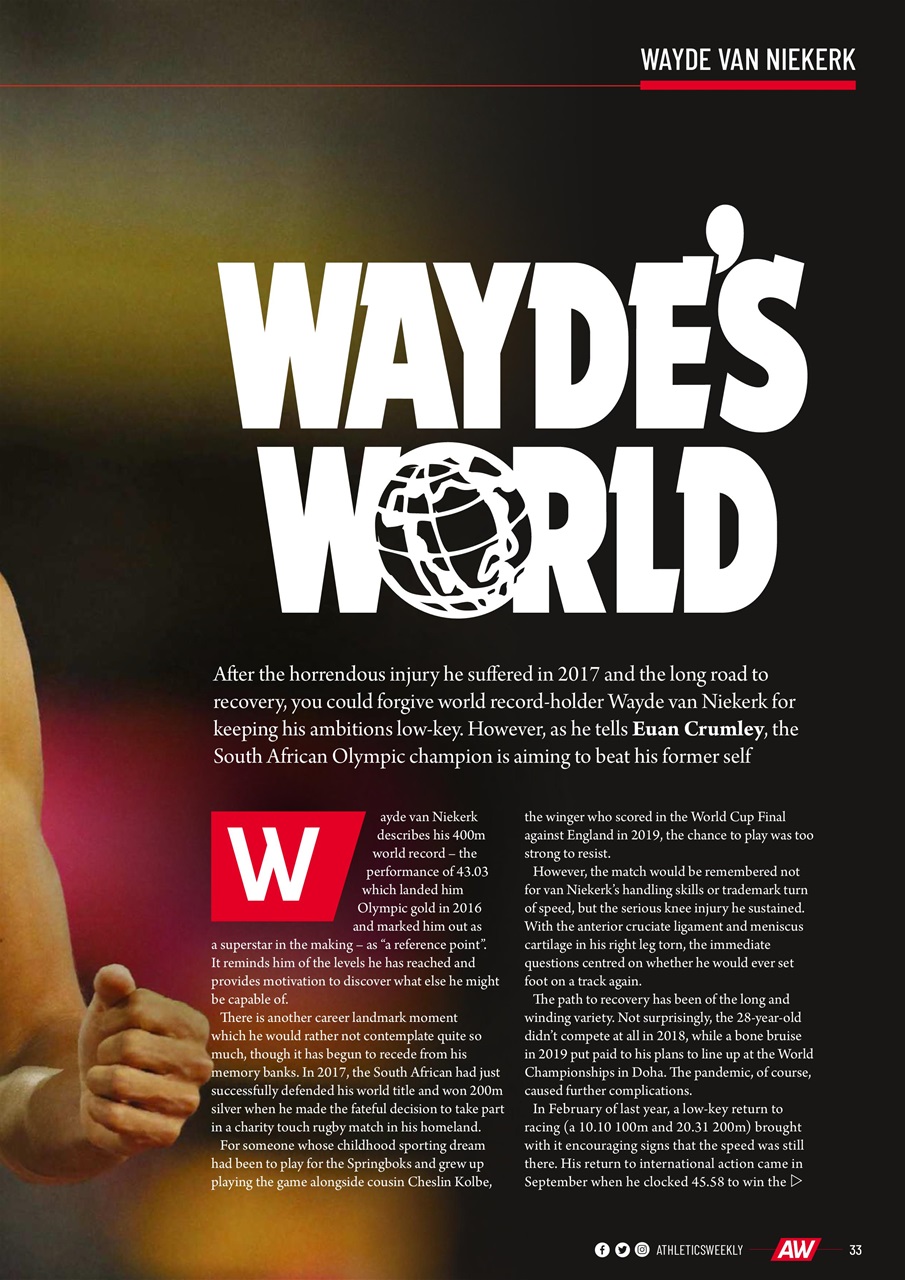 AW – Athletics Weekly Magazine Preview Pages