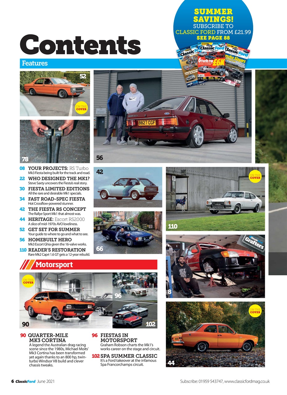 Classic Ford Preview Pages