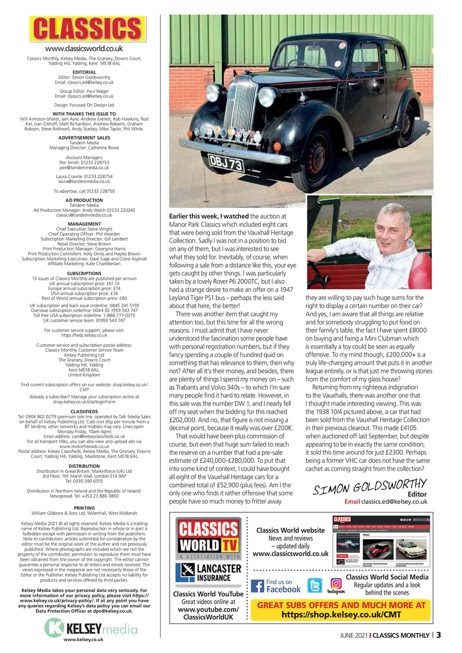 Classics World Preview Pages