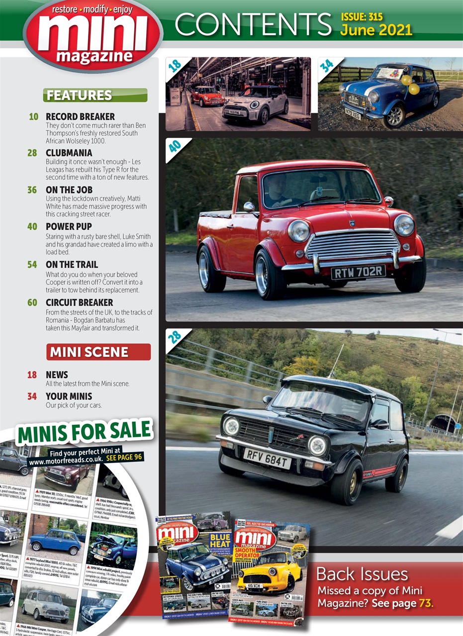 Mini Magazine Preview Pages