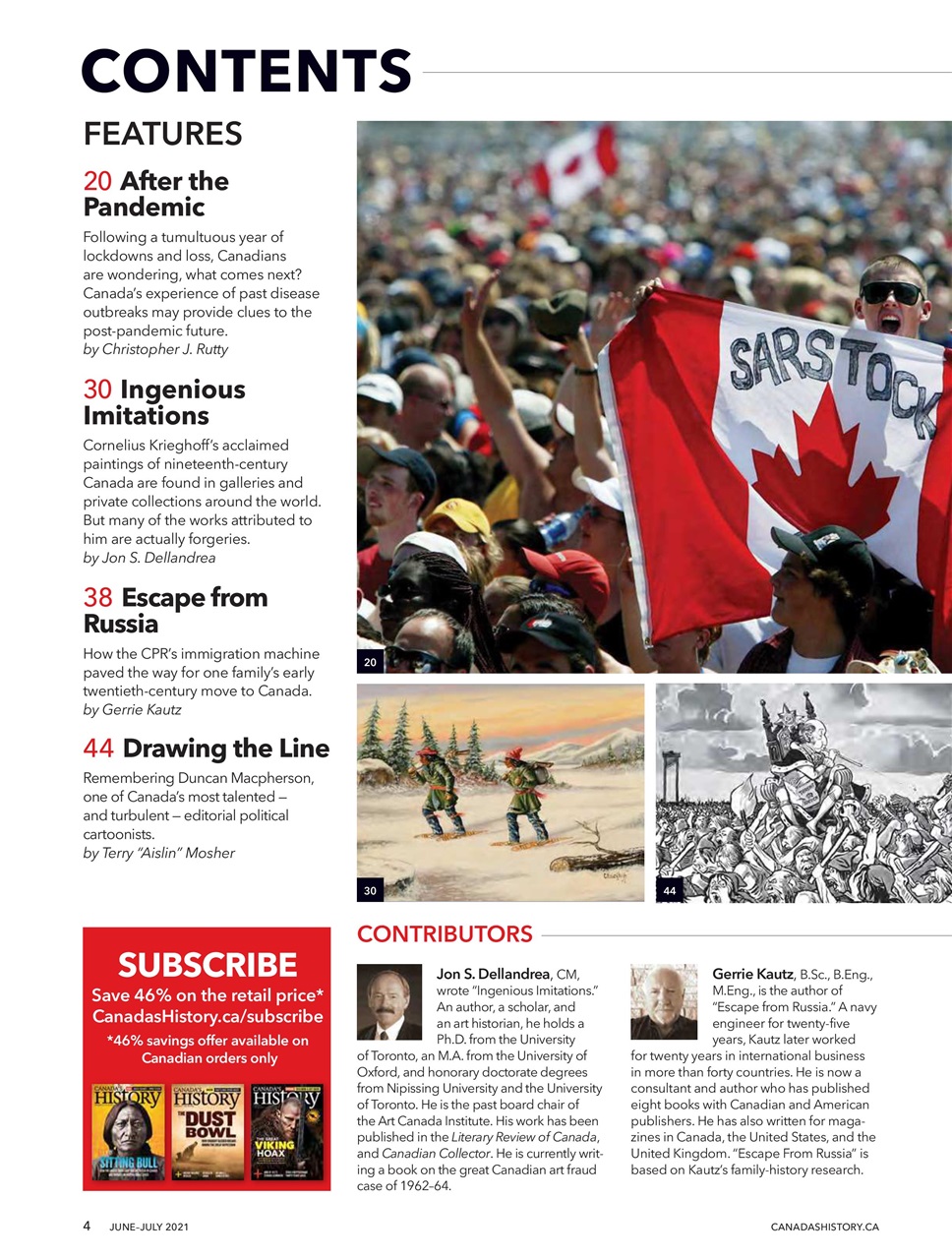 Canada's History Preview Pages