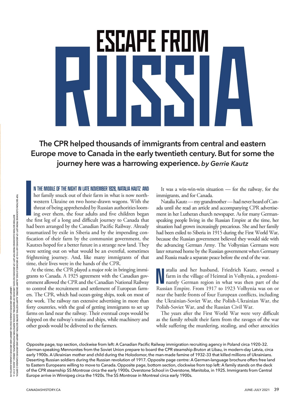 Canada's History Preview Pages