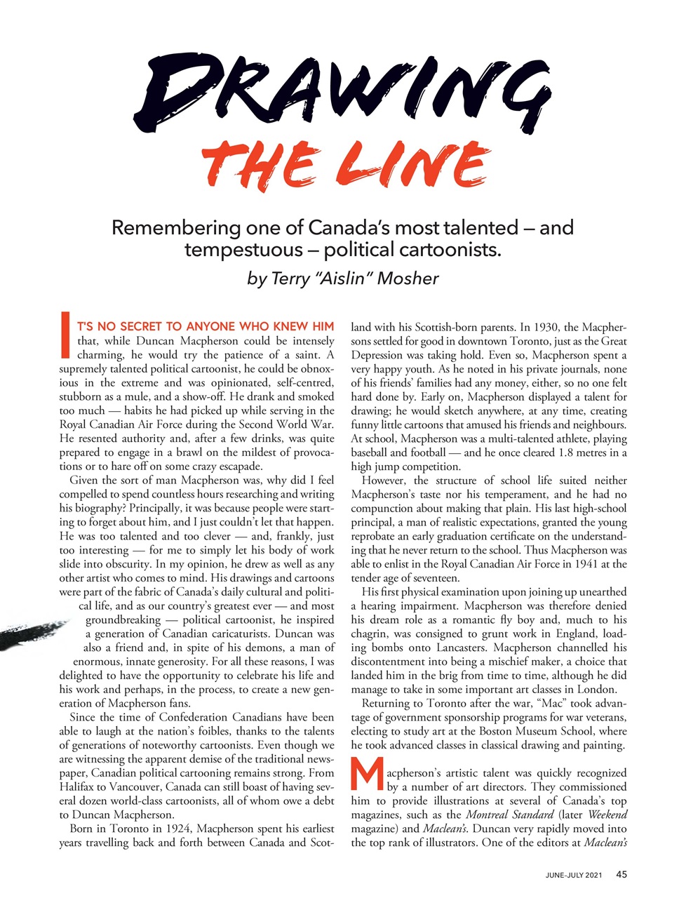 Canada's History Preview Pages
