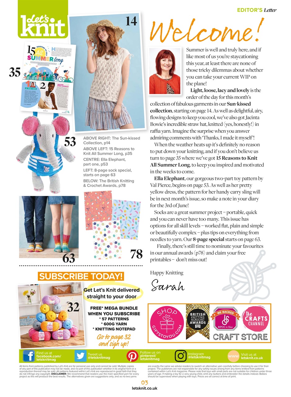 Let's Knit Preview Pages