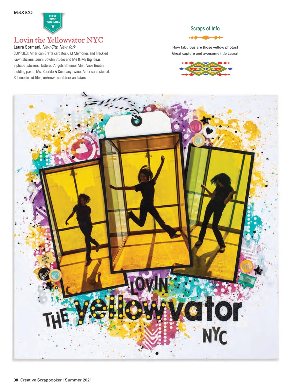 Creative Scrapbooker Preview Pages