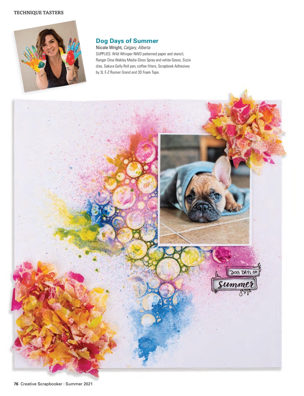 Creative Scrapbooker Preview Pages