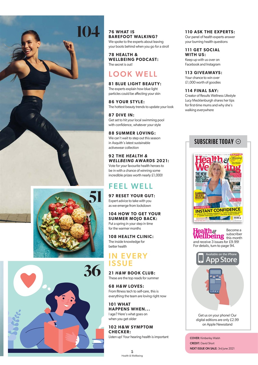 Health & Wellbeing Preview Pages