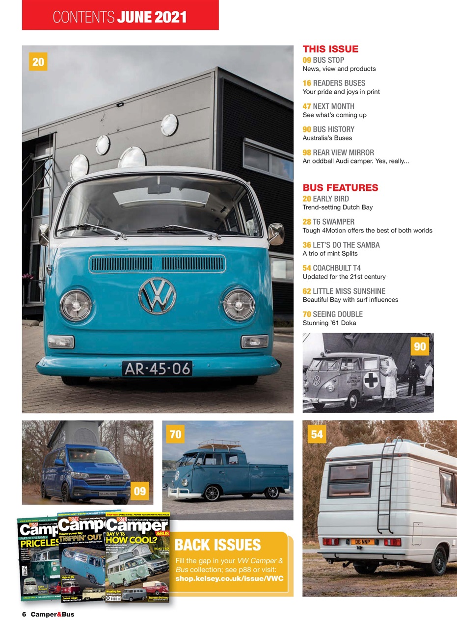 VW Camper Preview Pages