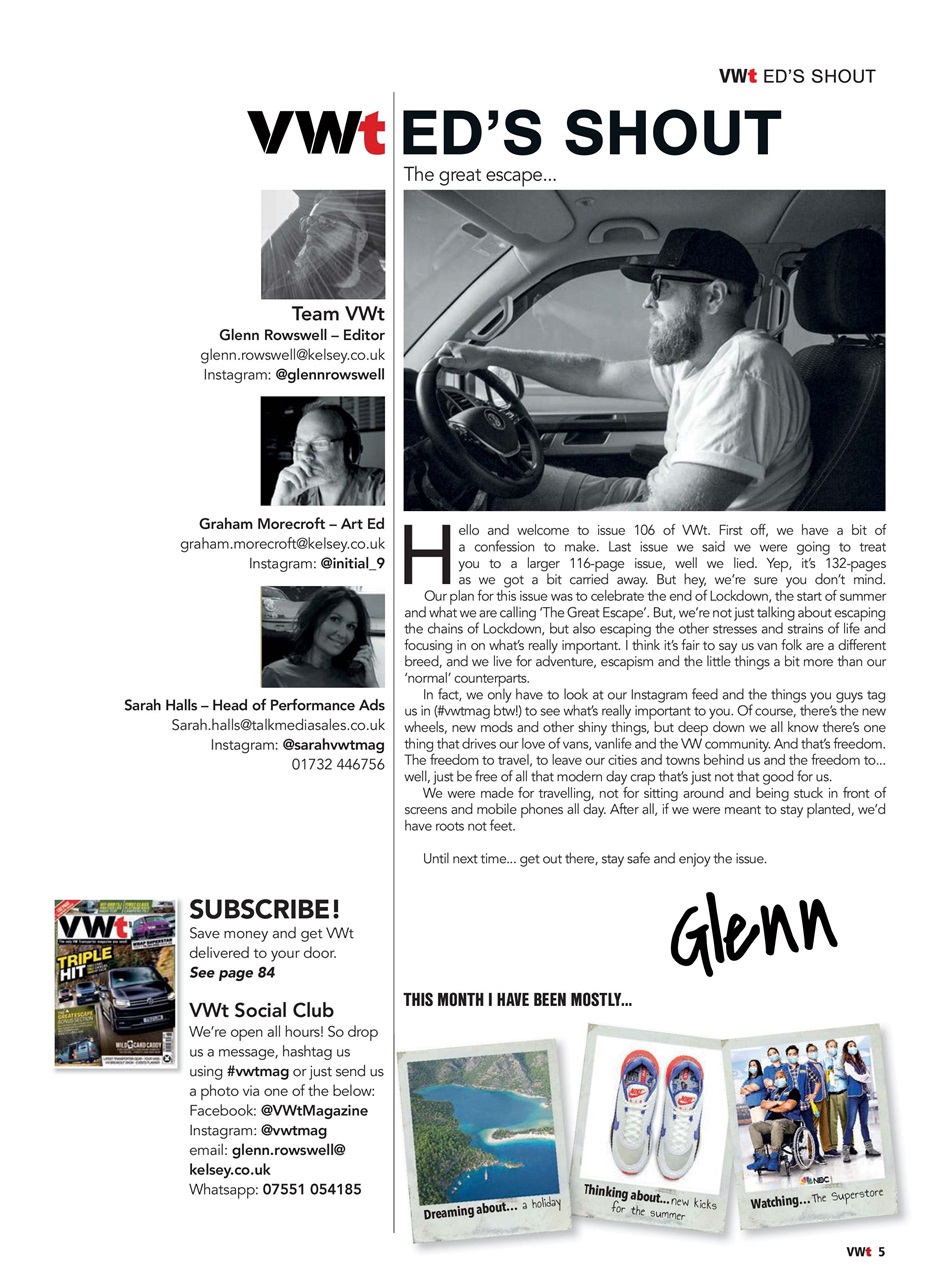 VWt Magazine Preview Pages